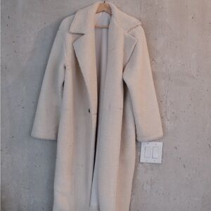 Cozy Cream Teddy Jacket for Women
